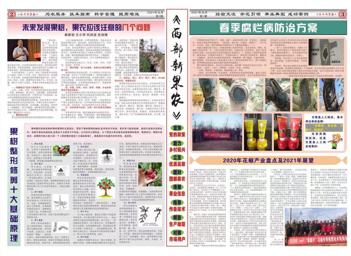 《西部新果农报》第一期（下）